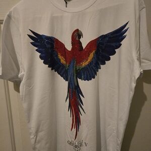 George V Rhinstone Couture Shirt High End Fashion